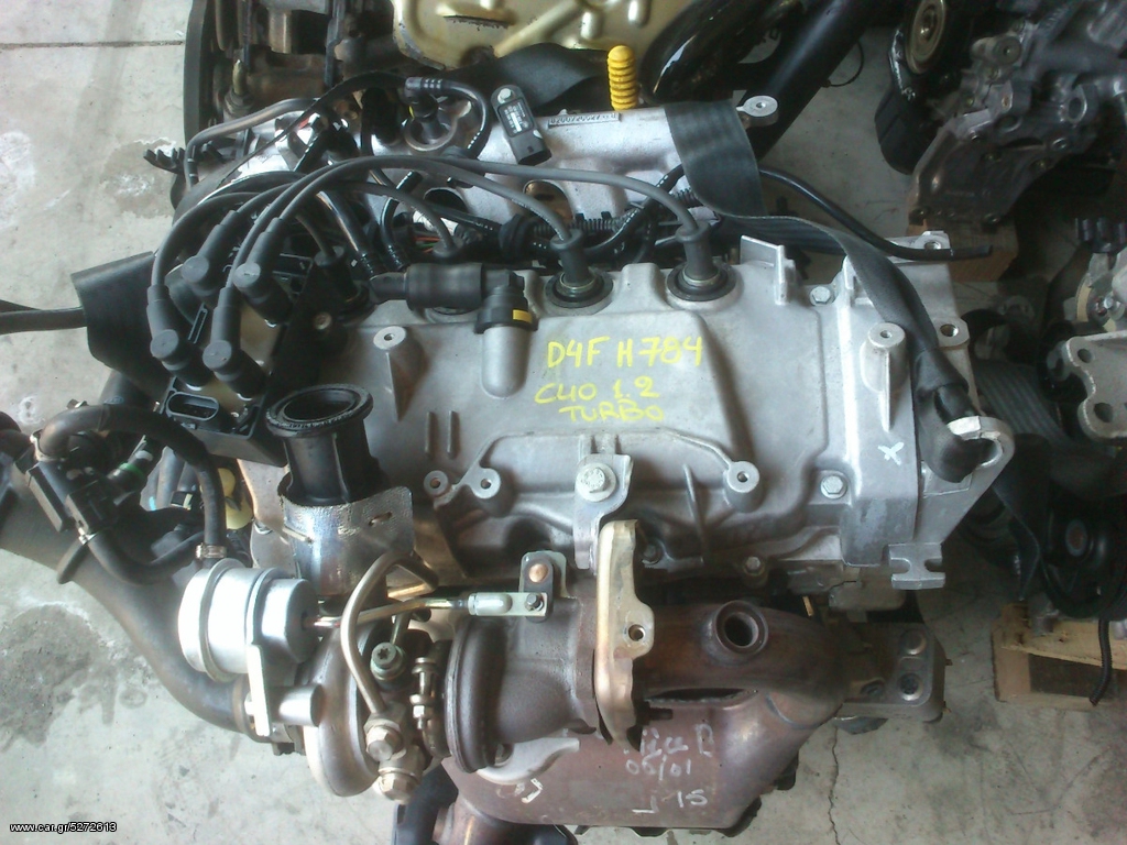 ΚΙΝΗΤΗΡΑΣ RENAULT CLIO 1.2 TURBO D4F H 784