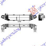ΨΥΓΕΙΟ INTEROOLER 1.8-2.5 ΒΕΝΖΙΝΗ 2.2CDi(625x113x62) - 014306200