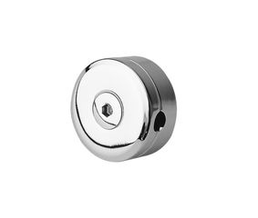 Custom Chrome Βάση για Σωληνάκι Μπροστά Φρένου Κάτω από την Τιμονόπλακα για Μοτοσυκλέτα χρώμιο 1/4"-20 threaded hole | Lower Triple Tree Brake Line Clamp Chrome