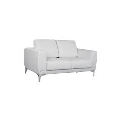 ΚΑΝΑΠΕΣ 2ΘΕΣΙΟΣ KΕΝΖΙΕ HM3121.22 ΜΕ ΛΕΥΚΟ PU 142x81x81 εκ.
