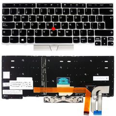 Teclado Español para Portátil - Spanish Laptop Keyboard για Lenovo Thinkpad E480 20KN 20KQ T490 20N2 20N3 E485 20KU E490 20N8 20N9 01YP240 01YP320 01YP400 SN20P32754 20KN0006AU ES Backlight Pointer Bl