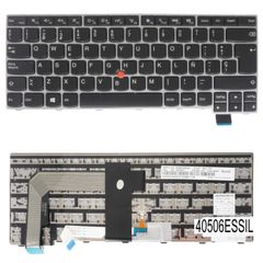 Teclado Español para Portátil - Spanish Laptop Keyboard για Lenovo ThinkPad T470s 20HF 20HG 20JS 20JT 13 Gen 2 20J1 20J2 T460s 20F9 20FA 13 20GJ 20GK 01EN610 01EN692 01YT145 01EP478 ES Pointer Βlack S