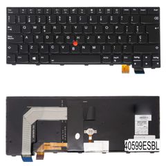 Teclado Español para Portátil - Spanish Laptop Keyboard για Lenovo ThinkPad T460P 20FW 20FX 00UR358 00UR398 T470P 20J6 20J7 01EP497 01EP456 SN20J91910 00UR370 68J002T BL-85HU ES Pointer Backlight Βlac