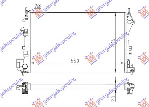 ΨΥΓΕΙΟ 1.6 BENZINH (650x405) (VALEO) - 025106305