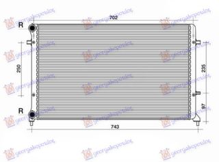 ΨΥΓΕΙΟ 1.4-1.6-2.0FSI/SDI ΜΗΧΑΝΙΚΟ/ΑΥΤΟΜΑΤΟ + A/C (650x415) (BRAZED) (KOYO) - 036106335