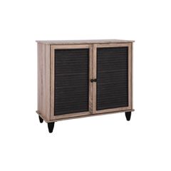 ΠΑΠΟΥΤΣΟΘΗΚΗ ΞΥΛΙΝΗ MCKENNA HM2266.02 ΣΕ ΧΡΩΜΑ SONAMA-ΜΑΥΡΟ 77x30x69Υεκ.