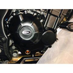 R Racing Engine Case Protection Cover Black Honda