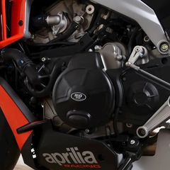 R Racing Race Series Left Crankcase Protection Cover (Generator) - Black
