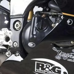 R Racing Engine Clutch Protection Cover - Black