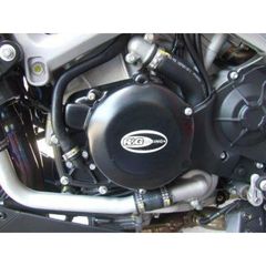 R Racing Left Crankcase Protection Cover Black Aprilia Rsv4/Tuono