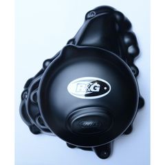 R Racing Race Series Left Crankcase Protection Cover Black Triumph