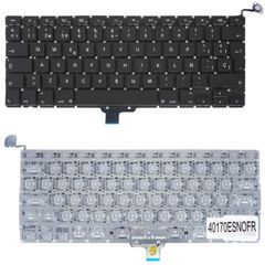 Teclado Español para Portátil - Spanish Laptop Keyboard για Apple Macbook Pro 13" A1278 2009-2012 604-2948 IF163-061-1 661-6595 922-9773 LT042ABYCBVKA ES Nο Frame Black ( Κωδ.40170ESNOFR )