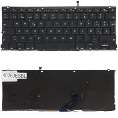 Teclado Español para Portátil - Spanish Laptop Keyboard για Apple Macbook Pro 13" A1425 Late 2012 Early 2013 661-7016 607-9612 818-2985 MD212LL/A ME662LL/A ES Nο Frame Backlight Black ( Κωδ.40260ESBL