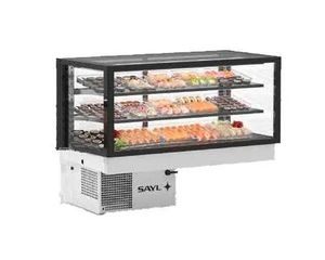 ΠΡΟΣΦΟΡΑ!!! SAYL DP-120-50 (120x60x51,5cm) Επιτραπέζια Εντιχοιζόμενη Ψυχόμενη Βιτρίνα 4ων Όψεων INTEGRA DROP IN +4/+8°C
