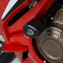 R Racing Aero Crash Protectors Black Honda Cbr500R