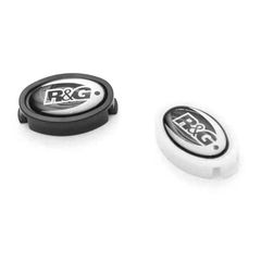 R Racing Left/Right Frame Insert Black Aero Crash Protectors