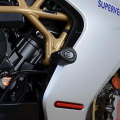 R Racing Aero Crash Protectors - Black Mv Agusta Superveloce 800