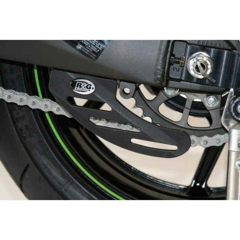 R Racing Toe Chain Guard Abs Black