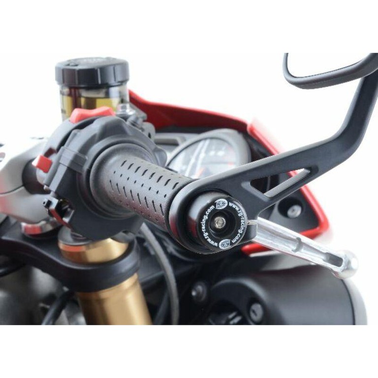 R Racing Black Bar Ends Triumph