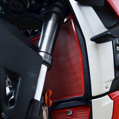 R Racing Radiator Guard - Ducati