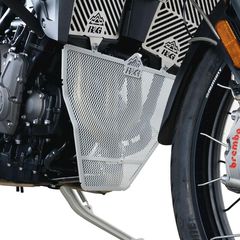 R Racing Radiator Guard Silver Triumph Tiger 900