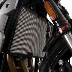 R Racing Radiator Guard - Black Triumph Trident 660