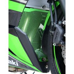 R Racing Aluminium Headpipe Grille - Kawasaki