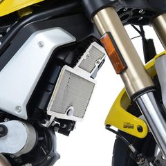 R Racing Radiator Guard Titanium - Ducati Scrambler 1100