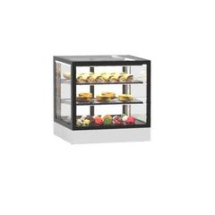 ΠΡΟΣΦΟΡΑ!!! SAYL IN-60-60RZ (60x60x65cm) Επιτραπέζια Ουδέτερη Βιτρίνα 4ων Όψεων INTEGRA με 2 Ράφια & χωρίς Ψυκτικό Μηχάνημα (Πρόσβαση Μπροστά: ΌΧΙ - Πρόσβαση Πίσω: ΝΑΙ)