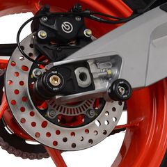 R Racing Offset Cotton Reels Black - Aprilia