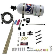 Nitrous Express Dry Direct Port Nitrous Kit 4 Cyl w/10lb Bottle (4 ΜΠΕΚΟ ΞΥΡΟΥ ΤΥΠΟΥ)