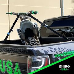 Rhino USA Cambuckle Motorcycle Tiedown Straps 2-Pack (Blue)-thumb-3