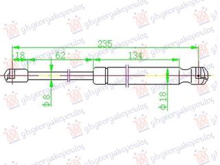 ΑΜΟΡΤΙΣΕΡ ΜΠΑΓΚΑΖ COUPE/CABRIO (HARD TOP) (247L-185N) - 068808310