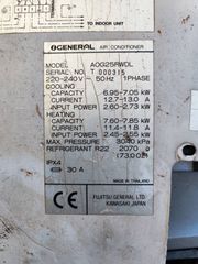 Ανταλλακτικά εσωτερικής και εξωτερικής καναλάτης μονάδας GENERAL