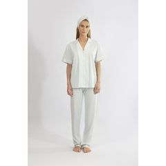 Harmony Γυναικεία Καλοκαιρινή Πυζάμα Με Κουμπιά Cotton Modal SS'26