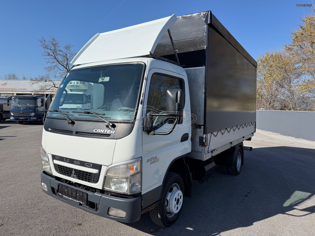 Καρότσα Mitsubishi 2011 Canter Fuso 3s13 Στενό Euro5 Κουρτίνα/Μουσαμα Υδραυλ. Bär