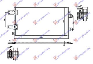ΨΥΓΕΙΟ A/C 2.5 DCi ΠΕΤΡΕΛΑΙΟ (690x380x16) ΜΕ ΒΑΣΗ ΓΙΑ ΦΙΛΤΡΟ - 085106410