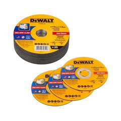 Dewalt Δίσκος Κοπής Inox 115mm Σετ 25 τεμ (DT20593)