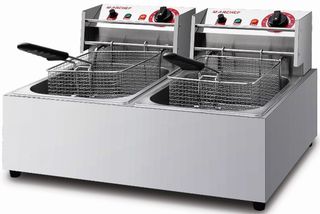 Ηλεκτρική φριτέζα διπλή  7Lt + 7Lt      ΚΑ-27