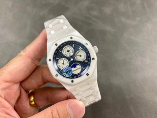 Audemars Piguet Calendar Perpetual White Ceramic Automatic Swiss Superclone Replica 1:1