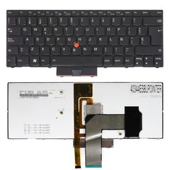 Teclado Español para Portátil - Spanish Laptop Keyboard για Lenovo ThinkPad X1 1286 1291 1293 1294 04W2787 1286CTO 1286RT9 ES Backlight Pointer Black ( Κωδ.40344ESBLPOINTER )