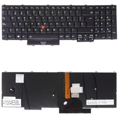 Teclado Español para Portátil - Spanish Laptop Keyboard για Lenovo ThinkPad P50 20EN 20EQ P51 20MM 20MN P70 20ER 20ES P71 20HK 20HL 00PA370 00XH726 00PA298 00PA296 SN20M15446 ES Pointer Backlight Βlac