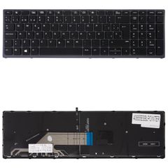 Teclado Español para Portátil - Spanish Laptop Keyboard για HP ZBook 15 G3 - Product number : X7S06EC 846650-041 848311-031 ES Backlight Pointer Black Gray Frame ( Κωδ.40655ESBLPOINTER )