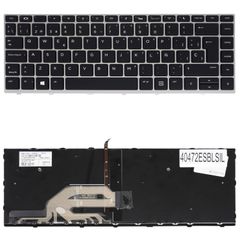 Teclado Español para Portátil - Spanish Laptop Keyboard για HP ProBook 440 G5 - Product number : 2RS30E 929820-151 ES Backlight Black Silver Frame ( Κωδ.40472ESBLSIL )