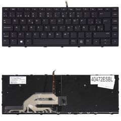 Teclado Español para Portátil - Spanish Laptop Keyboard για HP ProBook 440 G5 - Product number : 2RS30E 929820-151 ES Backlight Black ( Κωδ.40472ESBL )