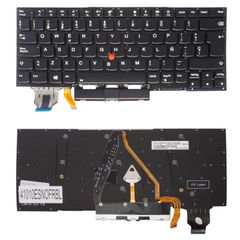 Teclado Español para Portátil - Spanish Laptop Keyboard για Lenovo Thinkpad X1 Carbon 8th Gen 20U9 20UA X1 Carbon 7th Gen 2019 20QD 20QE 20R1 20R2 5M10W85932 5M10Z27549 SN20R55563 ES No Frame Pointer