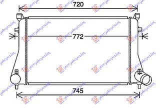 ΨΥΓΕΙΟ INTERCOOLER 2.0 TFSi ΒΕΝΖΙΝΗ (620x398x30) - 132006230