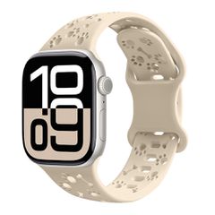 Watchband Hoco WA38 Time Series 44/45/46/49mm Silicon Strap για Apple Watch series 1/2/3/4/5/6/7/8/9/se/ultra1/ultra2 Μπεζ