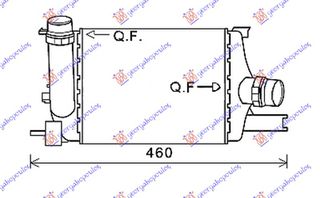ΨΥΓΕΙΟ INTERCOOLER 1.2 TCE ΒΕΝΖΙΝΗ (258x220x64) 1 ΠΥΡΟ ΠΛΑΙ - 222006230