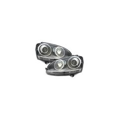 Fanária Emprós DEPO katállhloi gia VW Golf V 5 Jetta 3 03-09 GTI Look Mavro LHD